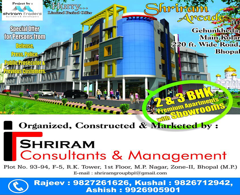 Shriram Colonizers & Developers Bhopal