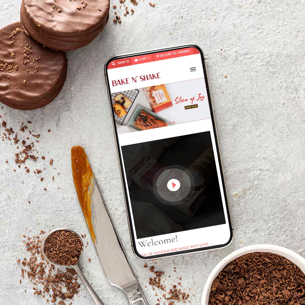 Bake N Shake Ecommerce Website